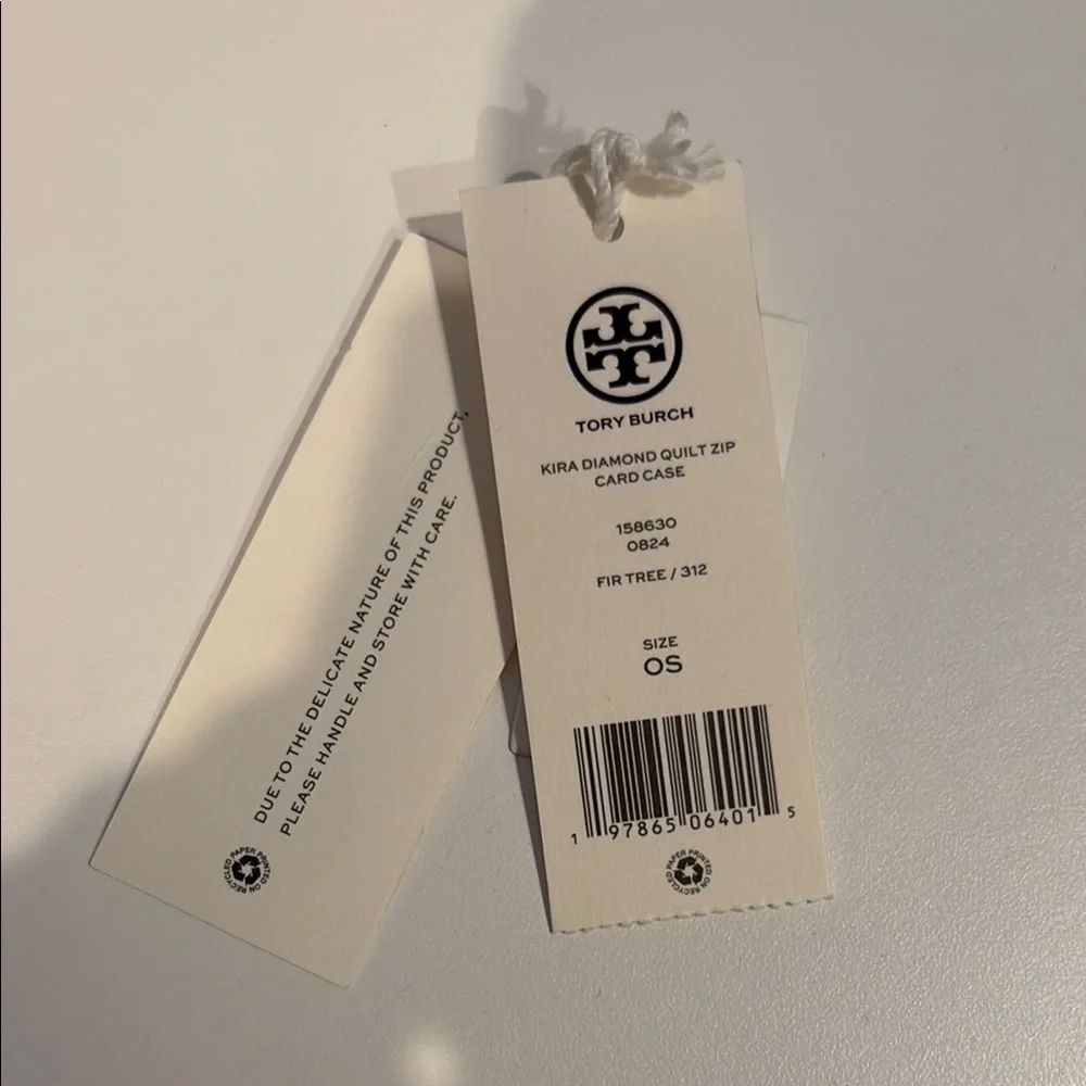 Tory Burch Kira Diamond Quilted Wallet Fir Tree - Picture 10 of 12